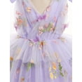 thumbnail image 6 of IDOPIP Toddler Baby Girls Butterfly Birthday Dress 3D Butterfly Wedding Party Ruffle Tutu Dresses, 6 of 9