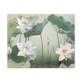 thumbnail image 4 of Beautiful White Lotus Flower Canvas Wall Art for Home Decor Ready-to-Hang, 4 of 18