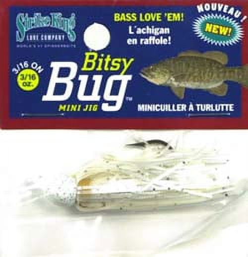 Strike King Bitsy Bug Jig 3/16oz White