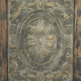thumbnail image 5 of DecMode Rustic Arched Door-Inspired Wood and Metal Wall Decor, 72"H x 19L, Distressed Brown Finish with Organic Character, 5 of 15