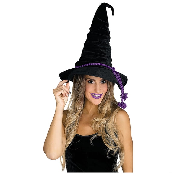 Velour Witch Hat (Black)