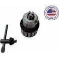 thumbnail image 4 of Drill Chuck Fits - Jacobs 6A 33 Taper Chuck - 1/2 Inch Heavy Duty Keyless Drill Chuck - Replacement Drill Chuck - Made in the USA, 4 of 6
