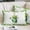 White, variant on St. Patrick's Day Pillow Covers, Linen Long Throw Pillow Case, Green Lucky Shamrock Watering Can Wood Gray Holiday Pillow Protector Decorative Cushion Cover for Living Room/Bedroom 20" x 30"