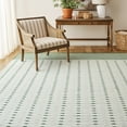 thumbnail image 2 of SAFAVIEH Martha Stewart Mindy Geometric Area Rug, Green/Ivory, 8' x 10', 2 of 10