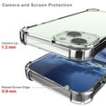 thumbnail image 2 of AquaFlex Hybrid Slim Designed For Apple iPhone 13 6.1"Case Transparent Clear, 2 of 8