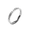 sliver, variant on Titanium Steel Half-Band Ring for Women, CNC Micro-Pave 10-Stone Cubic Zirconia Stackable Ring, Dainty Rose Gold Finished Pinky or Index Finger Band for Everyday Elegance