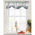 thumbnail image 6 of Tie Up Valance Curtain for Kitchen,Vintage Thanksgiving Pumpkins Rod Pocket Short Curtains Adjustable Tie-Up Shade Valances,Farmhouse Foliage Window Treatment for Bathroom Living Room Bedroom, 6 of 8