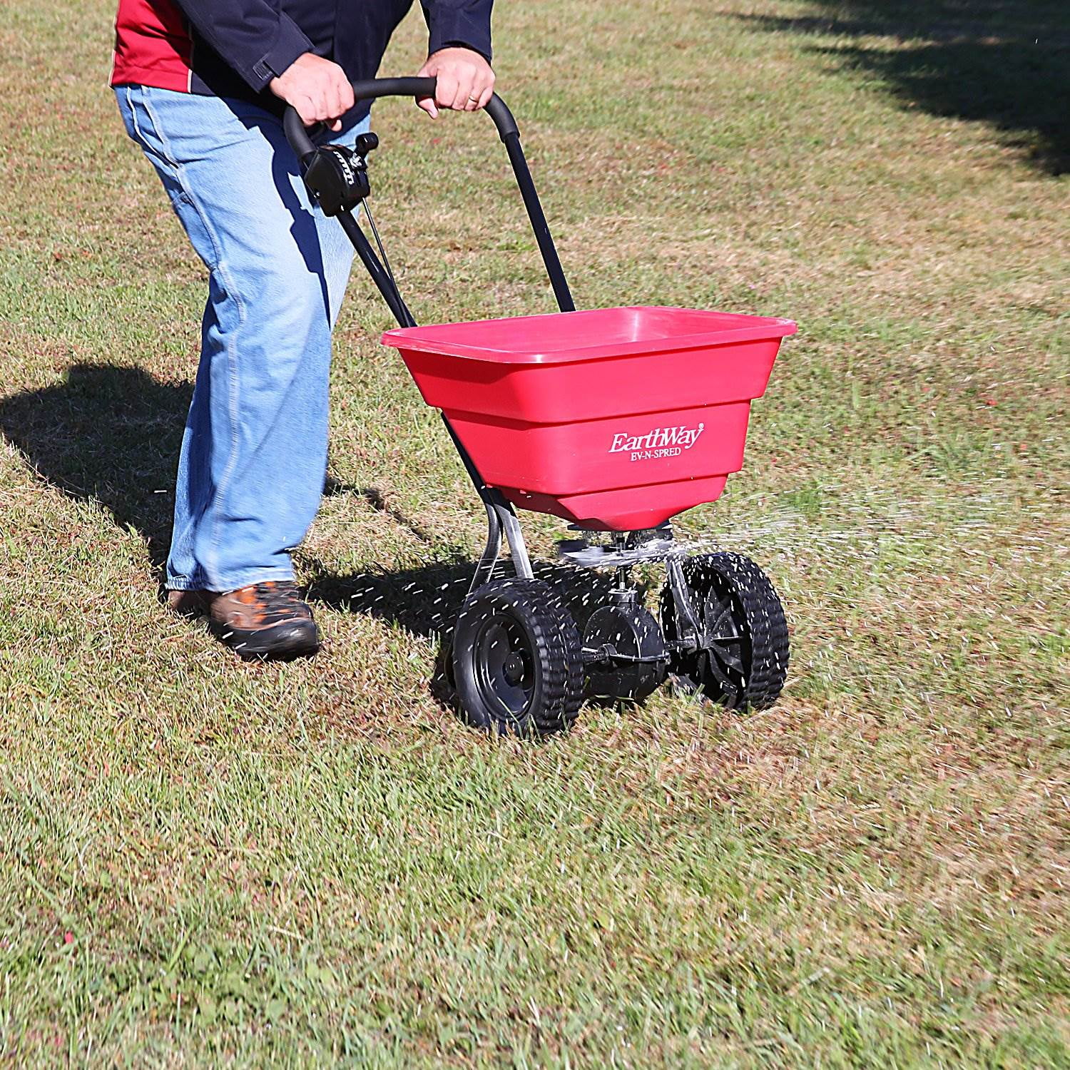 Earthway Plus Deluxe Estate Broadcast Seed and Lawn Fertilizer Spreader