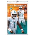 thumbnail image 3 of NFL Miami Dolphins - Tua Tagovailoa 24 Wall Poster with Magnetic Frame, 22.375" x 34", 3 of 5