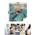 thumbnail image 5 of Sea Turtle Cloth Napkins Washable Set of 6, Coastal Nautical Ocean Summer Beach Reusable Dinner Table Napkins Cloth Bulk for Weddings Kitchen Restaurants Hotel Events Parties 20 x 20 Inch, 5 of 9
