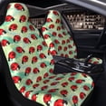 thumbnail image 2 of Uemuo Red Ladybugs And Leaf Pattern Car Seat Covers for Front Seats Waterproof Seat Covers for Cars, Universal Auto Front Seats Protector Fits for Car-2 PCS, 2 of 6