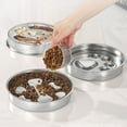 thumbnail image 5 of Stainless Steel Slow Food Bowl For Cats And Dogs, Thickened Large Capacity Pet Feeder, Non-Slip Stable Design To Prevent Overturning, Slow Eating To Promote Healthier Digestion,, 5 of 5
