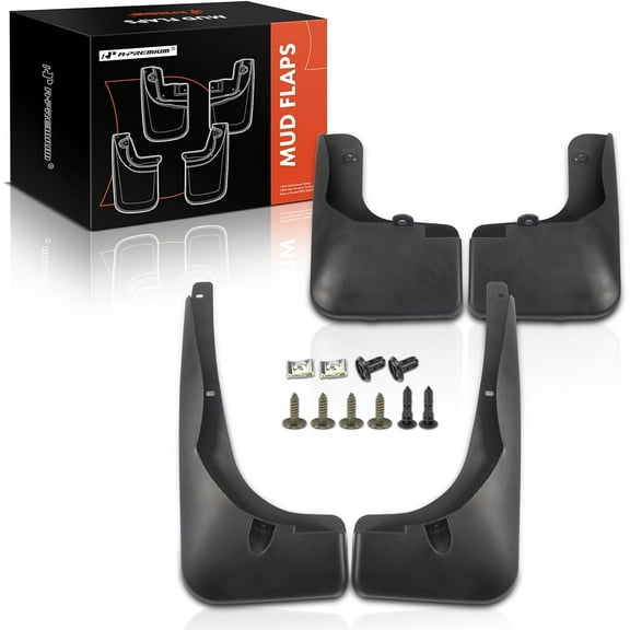 A-Premium Splash Guards Mud Flaps Mudguards Fender Compatible with Toyota RAV4 2013 2014 2015 Front and Rear 4-PC Set