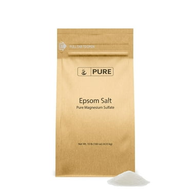 Pure Original Ingredients Epsom Salt 10 lb Pure Magnesium Sulfate, Soaking Solution