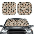 thumbnail image 2 of Goofa Funny Chicken Pattern 2 Piece Car Windshield Sun Shade Foldable | Front Windshield Shade for Sun, Heat and UV Rays | Sunshade for Car Front Window-Medium, 2 of 7