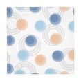 thumbnail image 5 of YFYANG Square Polyester Table Cloth, 60" x 60" Reusable Table Cover Kitchen Dining Room Vintage Blue Circular Lines Decorative Tablecloths for Tables of 2-4 People, 5 of 8