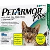 PetArmor Plus Flea & Tick Protection For Cats, 3-month supply