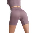 thumbnail image 4 of SAYOO - Calzoncillos de yoga para mujer, cintura elástica con cordón, pantalones cortos de punto ajustados SAYOO  Sexy, 4 of 5