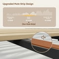 thumbnail image 3 of EnHomee King Bed Frame with 4 Drawers & 2-Tier Storage Shelf Upholstered King Size Bed Frame with Headboard Bed Frame King with Storage, Beige, 3 of 8