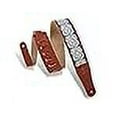 thumbnail image 3 of Levy's Embellish Suede Guitar Strap - Blue/Cream/Rust, 2 1/2", 3 of 3