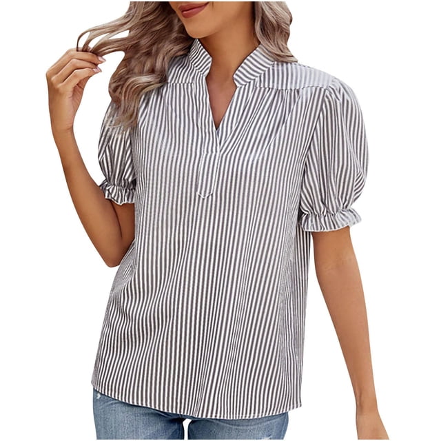 Usted Es Más Que una Camisa de Puntuación de Prueba, Cuello en V de Manga Corta Suelta, Camisa para Mujeres