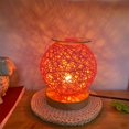 thumbnail image 3 of Dsseng 1Pc Rattan Fragrance Lamp Plug In  Melting Wax Lamp US Plug for Home Bedroom Kitchen Garage Gifts Décor Aromatherapy Spa, 3 of 7
