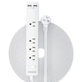 thumbnail image 1 of Cable de extensión largo NTONPOWER, cable de extensión plano ultrafino debajo de alfombras y alfombras, 1 of 5