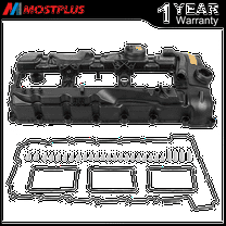 Black Engine Valve Cover With Gasket For BMW 335i 640i 740i X3 X5 X6 135i 3.0L Fits select: 2011-2014 BMW 535