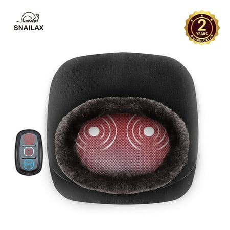 Snailax 3-in-1 Vibration Foot Warmer& Back Massager with Heat  Kneading Foot Massager Machine