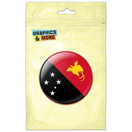 Papua New Guinea National Country Flag Refrigerator Button Magnet
