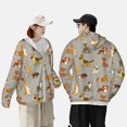 thumbnail image 6 of Kdxio Cute Dog Print Women Men Sun Protection UPF 50+ Jackets Zip Up Long Sleeve Hoodie Hiking Lightweight with Pockets, 6 of 8