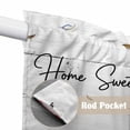 thumbnail image 4 of Rabbits Pine Cone Swag Valances for Windows, Kitchen Curtains 36 Inch Length 2 Panels Set, Sweet Home Texture Farmhouse Grey Wooden Short Curtains for Small Windows Rod Pocket Cafe Curtains 28"x36", 4 of 8