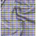 thumbnail image 1 of Soimoi Silk Fabric Plaid Check Decor Fabric Printed Yard 42 Inch Wide, 1 of 1