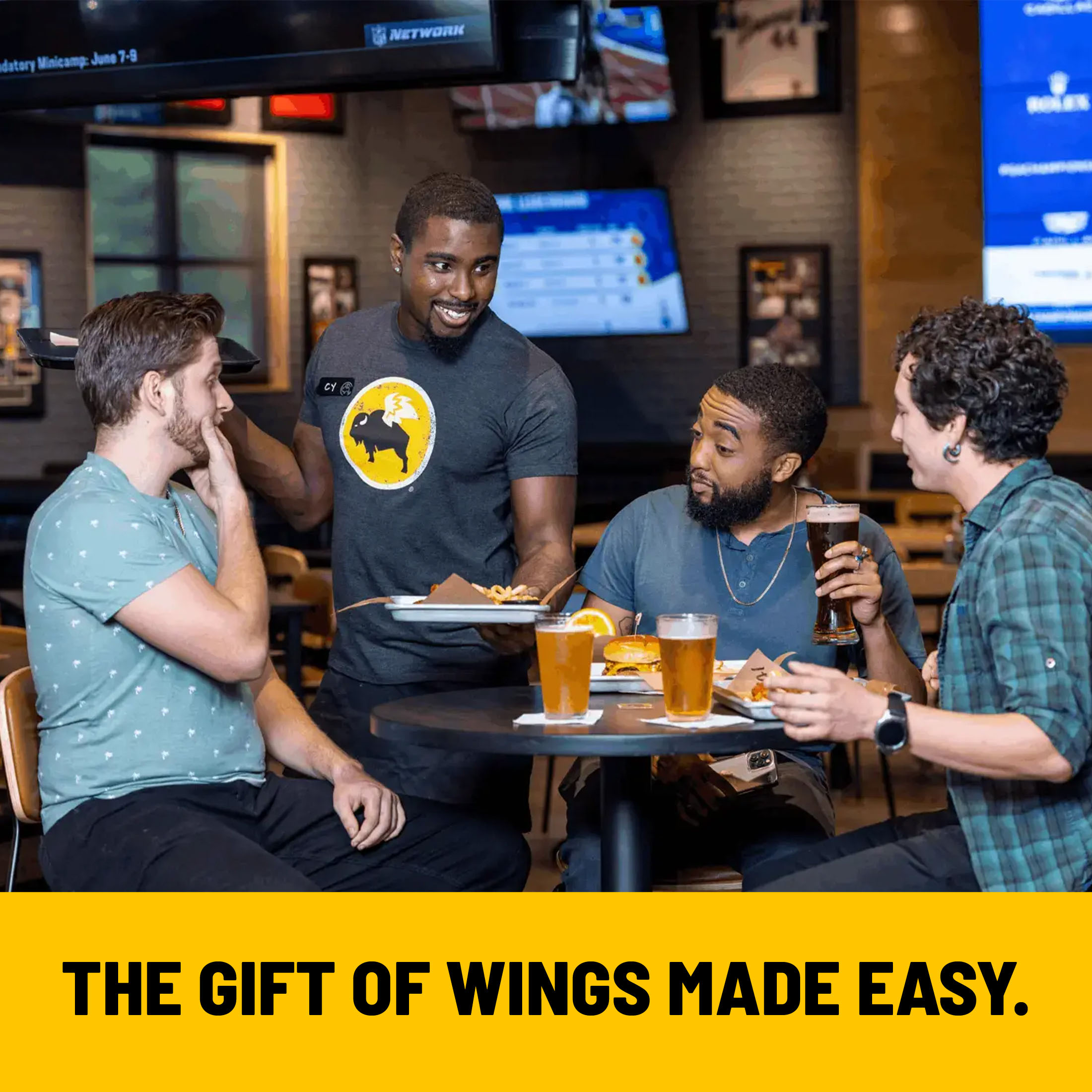 Buffalo Wild Wings $25 Thank You Scrubs eGift Card [Email Delivery]