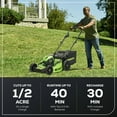thumbnail image 3 of Greenworks PRO 80V 21-Inch Push Mower + 16-Inch String Trimmer, (2) 2.0 AH Batteries and Charger Included, 3 of 9