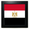 thumbnail image 1 of La bandera nacional del país de Egipto, África Mesa de pared con marco cuadrado negro, 1 of 4