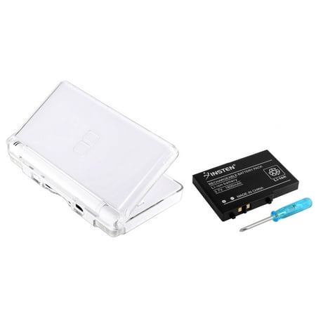 Insten Replacement Battery+Clear Cover Case For NDSL NDS LITE