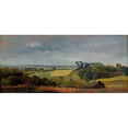 thumbnail image 2 of Johan Thomas Lundbye 24x13 Gold Ornate Framed and Double Matted Museum Art Print Titled - Near Hobjerg. Frederiksvark. Study (1840), 2 of 4