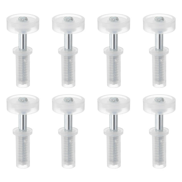 Unique Bargains 8 Pcs Ressort de Garde-Robe à Double Pli 7/8 Pieds OD Roue de Guidage à Rouleau Supérieure pour Porte Pliante Porte Accordéon Porte de Grange