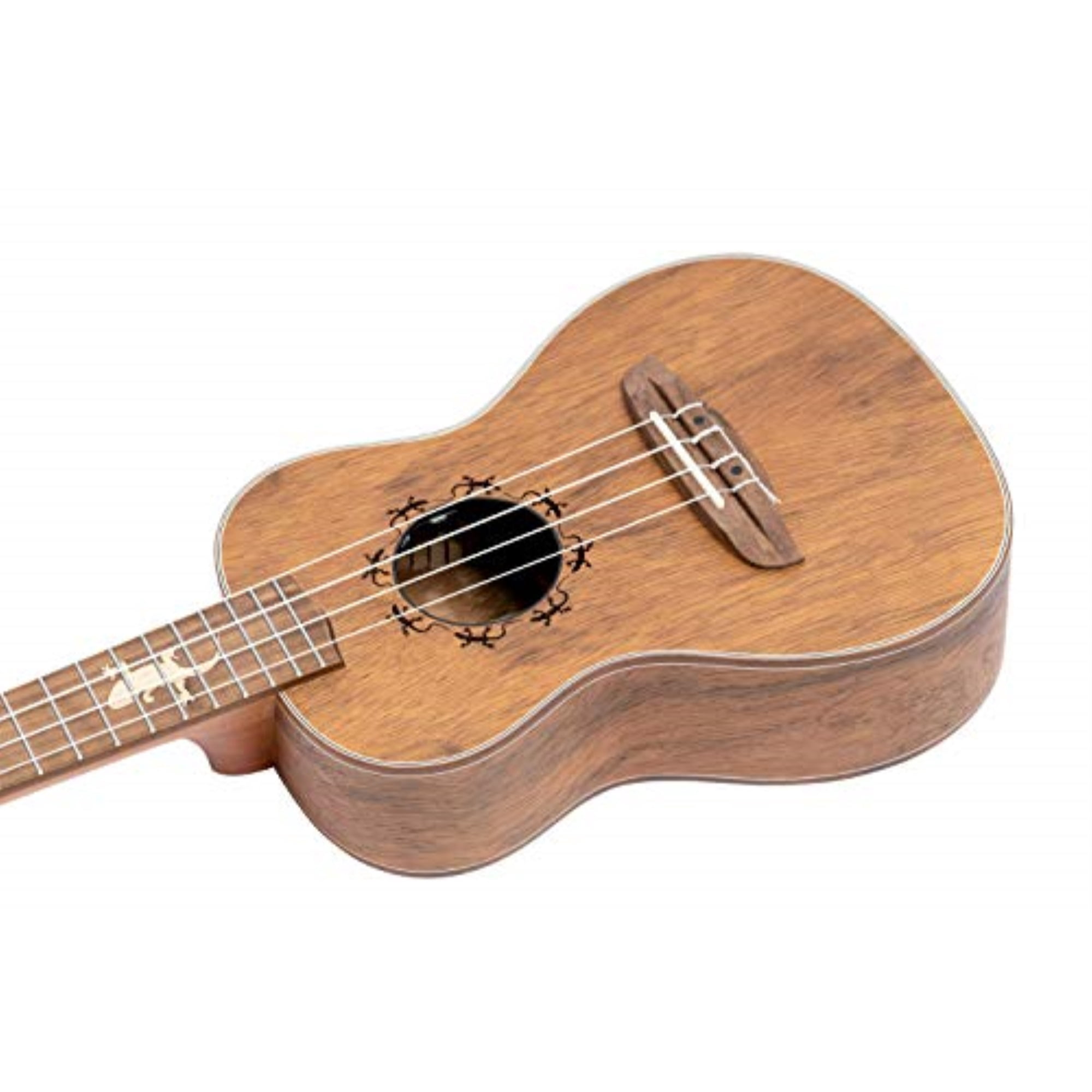 Ortega Lizard Series Lizard-CC-GBL Left-Handed Concert Ukulele Natural