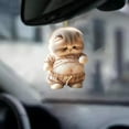 thumbnail image 4 of QHUDLV Cat Ornament Hanging Charm,Acrylic Dashboard Decor,Festive Kitten Accessory, 4 of 8