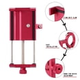 thumbnail image 3 of Tignapoo Durable Red Aluminum Alloy Bike Phone Holder with Universal Handlebar Clamp, Adjustable Width 2.4-3.9in, Easy Installation Kit Included, 3 of 6