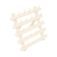 thumbnail image 2 of KLKCMS Sewing Thread Rack 30 Spools Holder Sewing Organizer for Decoration Quilting Milky White, 2 of 9