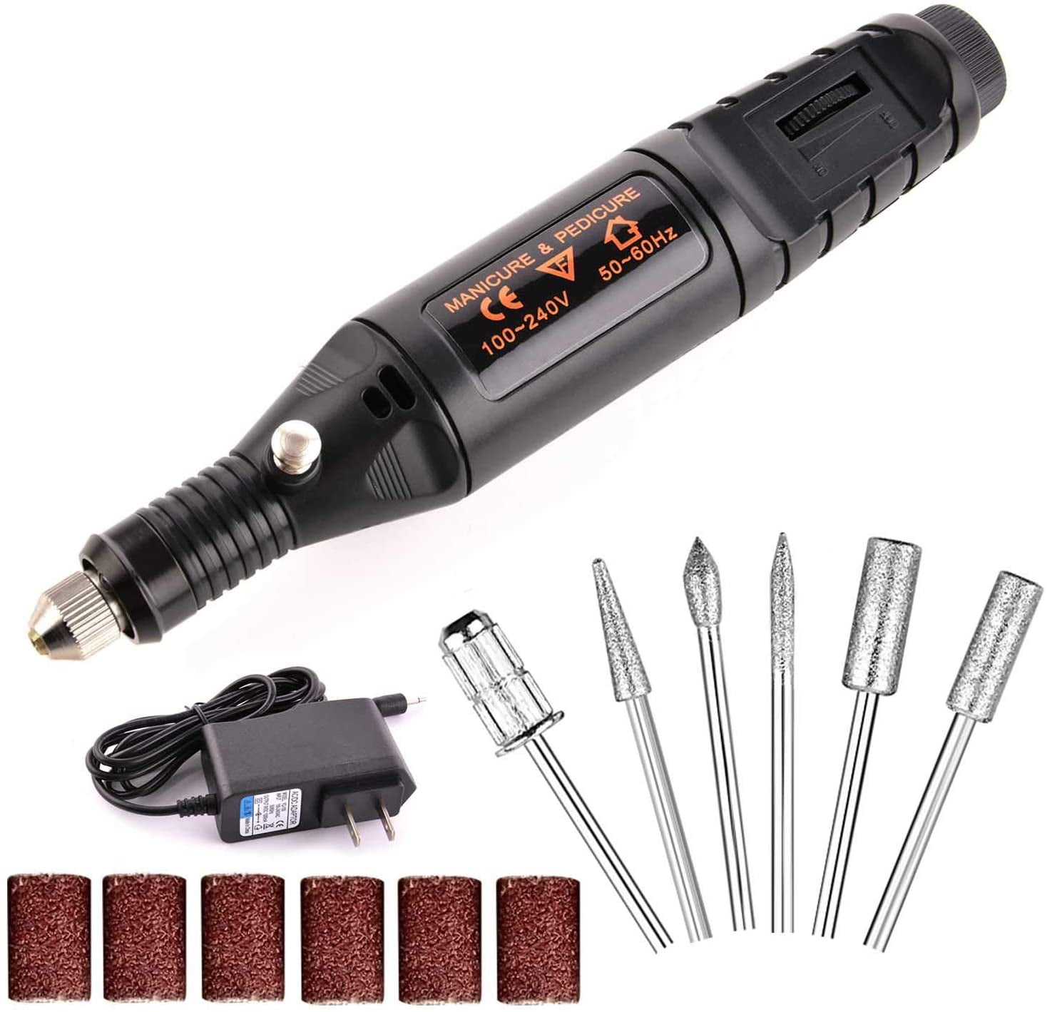 Electric Nail Drill Machine,6 in 1 