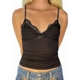 thumbnail image 2 of Tops for Women Sexy- Tank Tops - Y2K Bralette Spaghetti Strap Undershirts Slim Going Out Top, 2 of 8