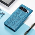 thumbnail image 3 of Funda Cartera FOXDOCK para Google Pixel 9/9 Pro , Flip PU con Relieve de Gatos y Perros, Tarjetero y Soporte, 3 of 6