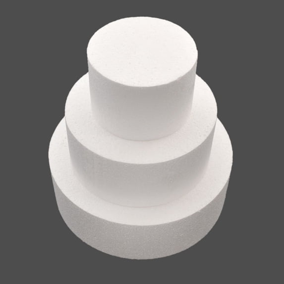 D-GROEE Cake Embryo Multi-use Easy to Use EPS Prosthetic Foam Cake Model for Home