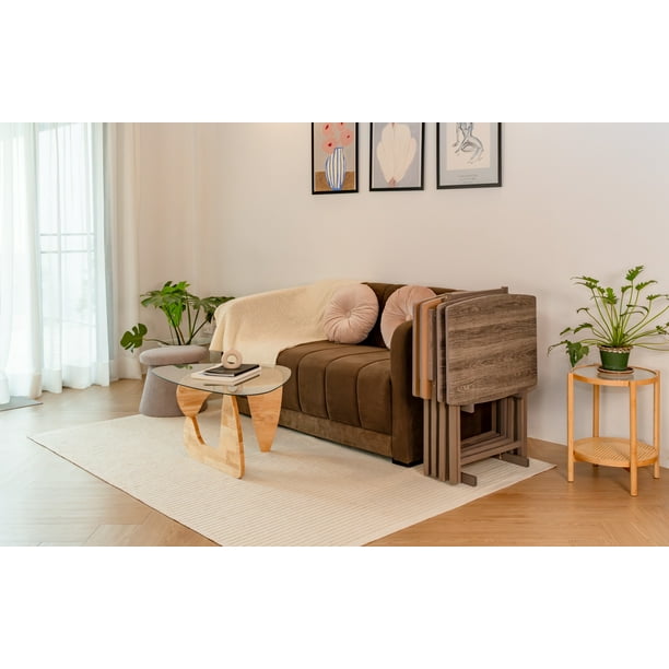 Folding Tray Amazon Tray Table Set Mainstays Modern Indoor Folding