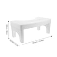 thumbnail image 2 of FUTUREORYY Potty Training Step Stool Toilet Stool White PP Simple Color Design Bathroom Furniture 1Set, 2 of 7