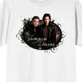 thumbnail image 2 of Vampire Diaries Damon and Stefan Men's White T-shirt, 2 of 3
